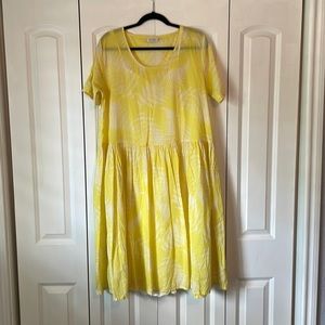 Masai Copenhagen Yellow Drop Waist Dress - M